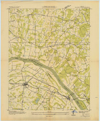 Calvert City 1936 topographic map thumbnail