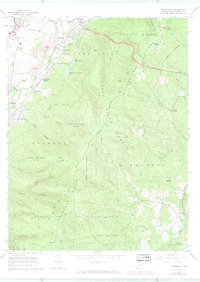 Brownfield 1964 topographic map thumbnail