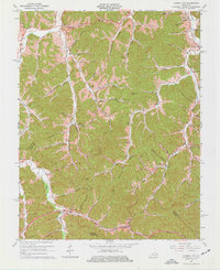 Cannel City 1965 topographic map thumbnail