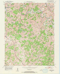 Cardwell 1953 topographic map thumbnail