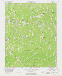 Carrie 1954 topographic map thumbnail