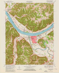 Carrollton 1967 topographic map thumbnail
