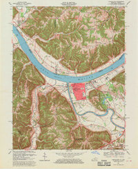 Carrollton 1967 topographic map thumbnail