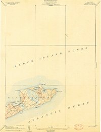 Montauk 1904 topographic map thumbnail