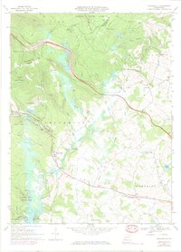 Bakersville 1967 topographic map thumbnail
