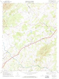 Brightwood 1971 topographic map thumbnail
