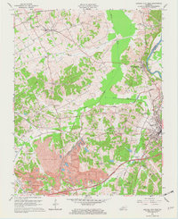 Central City West 1963 topographic map thumbnail