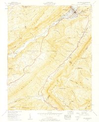 Big Stone Gap 1957 topographic map thumbnail