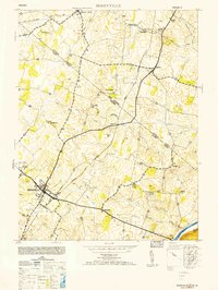 Berryville 1953 topographic map thumbnail