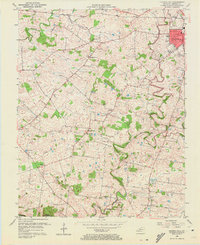 Church Hill 1956 topographic map thumbnail