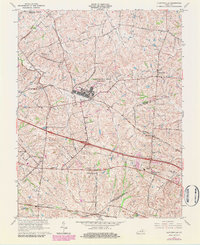 Clintonville 1965 topographic map thumbnail
