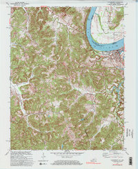 Cloverport 1970 topographic map thumbnail