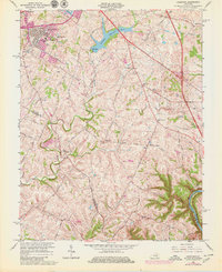 Coletown 1965 topographic map thumbnail