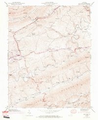 Ben Hur 1947 topographic map preview