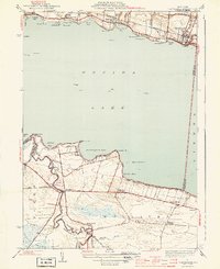 Cleveland 1944 topographic map thumbnail
