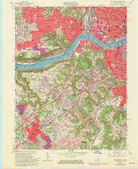 Covington 1961 topographic map thumbnail