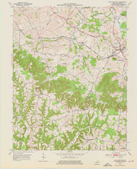 Crab Orchard 1952 topographic map thumbnail