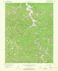 Creekville 1954 topographic map thumbnail