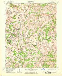 Crestwood 1960 topographic map thumbnail