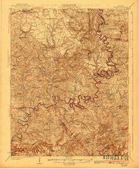 Cub Run 1925 topographic map thumbnail