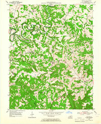 Cub Run 1954 topographic map thumbnail