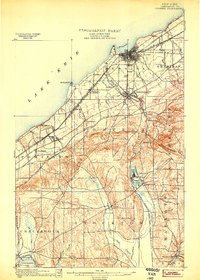 Dunkirk 1900 topographic map thumbnail