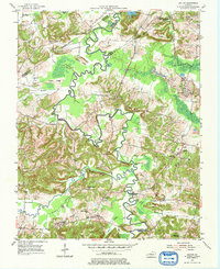 Dalton 1954 topographic map thumbnail
