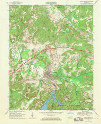 Dawson Springs 1968 topographic map preview