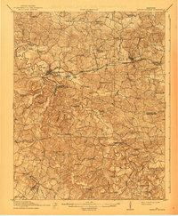 Dawson Springs 1911 topographic map preview