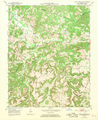 Dawson Springs SE 1953 topographic map thumbnail