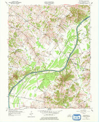 Delaware 1953 topographic map thumbnail