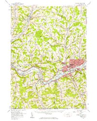 Endicott 1956 topographic map thumbnail