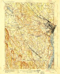 Albany 1927 topographic map thumbnail