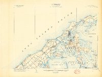 Shelter Island 1904 topographic map thumbnail