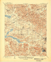 Earlington 1909 topographic map thumbnail