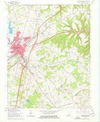 Elizabethtown 1967 topographic map thumbnail