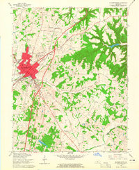 Elizabethtown 1960 topographic map thumbnail