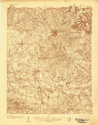 Elizabethtown 1935 topographic map thumbnail