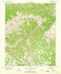 Ellisburg 1952 topographic map thumbnail