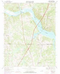 Bracey 1968 topographic map thumbnail