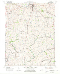 Eminence 1954 topographic map thumbnail