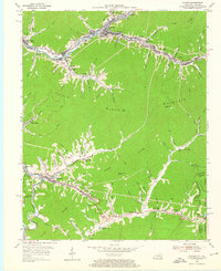 Evarts 1954 topographic map thumbnail