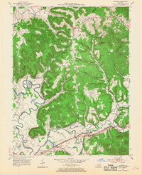 Farmers 1953 topographic map thumbnail