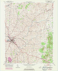 Flemingsburg 1951 topographic map thumbnail