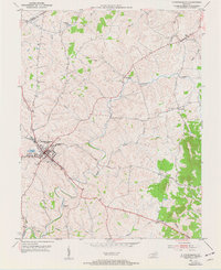 Flemingsburg 1951 topographic map thumbnail