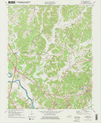 Flener 1973 topographic map thumbnail