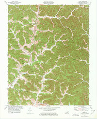 Fount 1974 topographic map preview