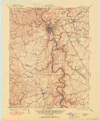 Frankfort 1924 topographic map thumbnail