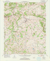 Fredonia 1954 topographic map thumbnail
