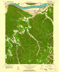 Garrison 1949 topographic map thumbnail